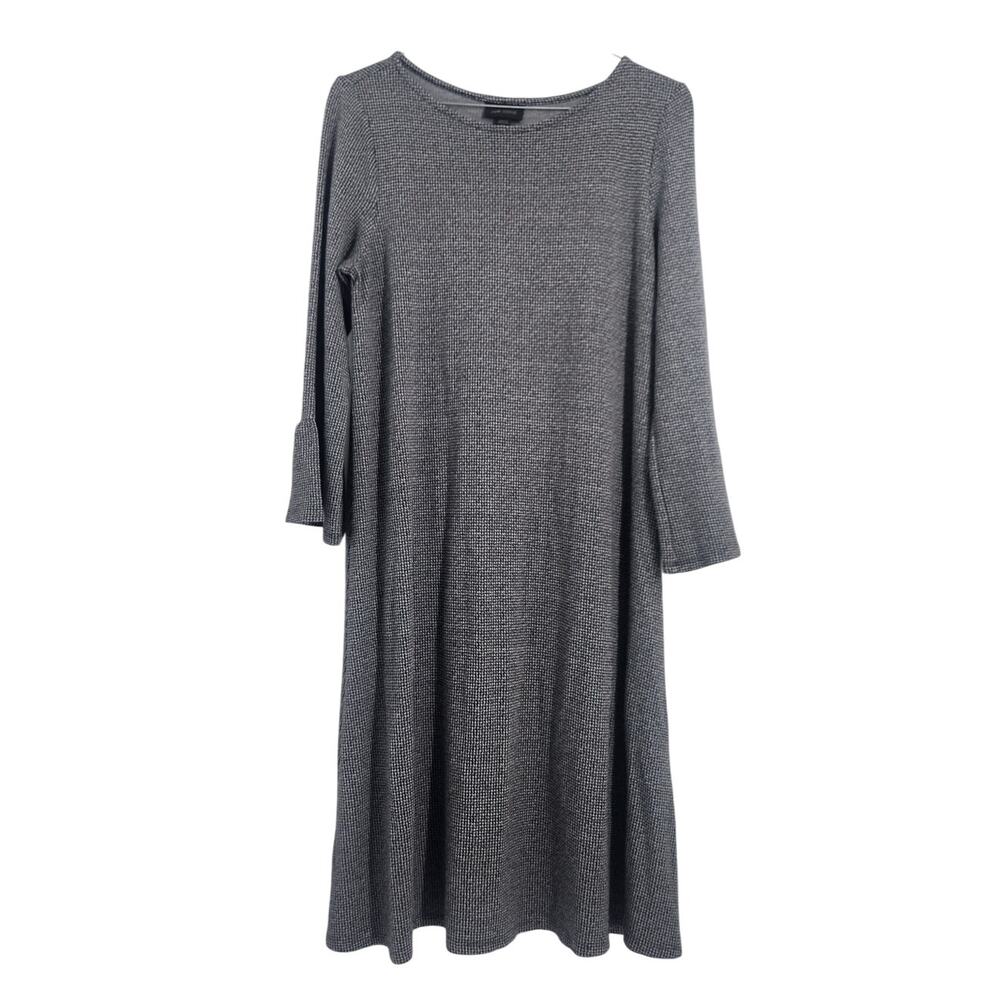 J Jill Gray Long Sleeve Dress Womens Size Extra Small XS